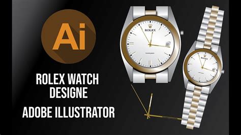 rolex mock ups|illustrator rolex design.